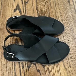 Madewell Black sandals size 8